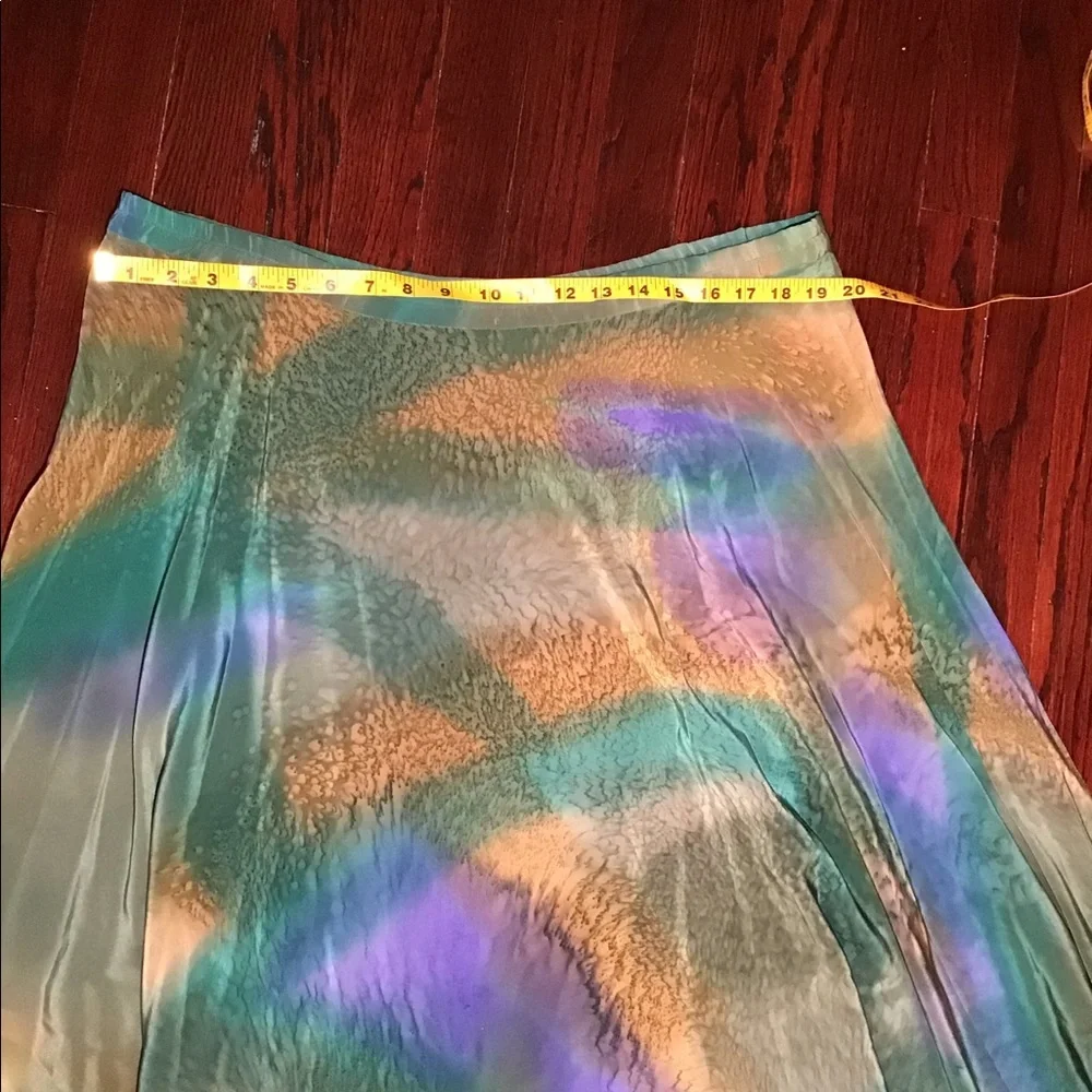 Kay Chapman silk skirt size large